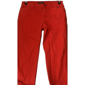 Lauren Ralph Lauren Red Capri Pants